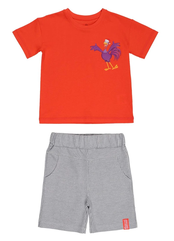 Galinha Pintadinha - Conjunto Natal Galinha PintadinhaVermelho