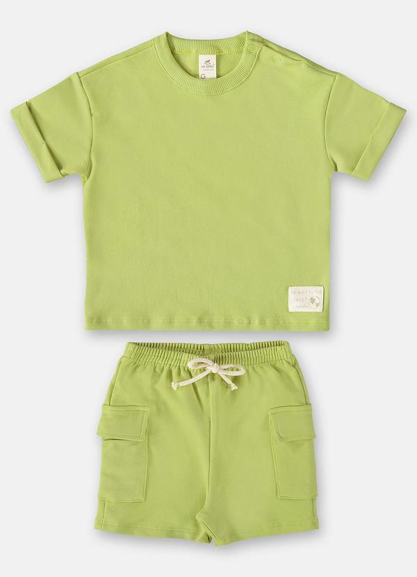 Up Baby - Conjunto Nature Infantil Menino Verde