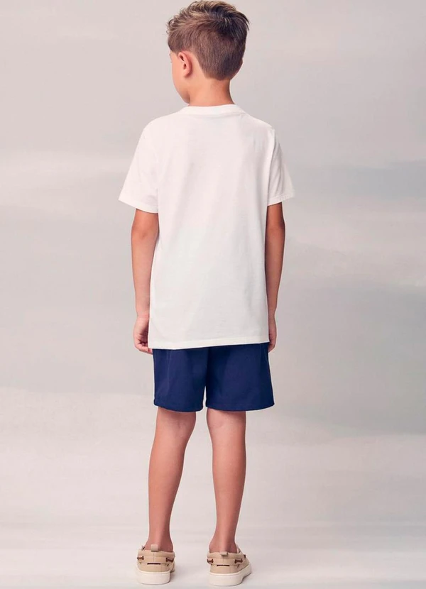 Youccie - Conjunto Navy com Bordado Branco 2