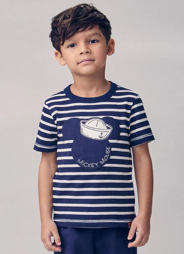 Youccie - Conjunto Navy Listrado do Mickey Marinho 3