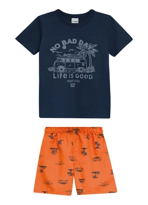 Malwee Kids - Conjunto no Bad Days Azul Marinho - MALWEE KIDS