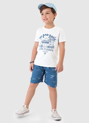 Malwee Kids - Conjunto no Bad Days Branco - MALWEE KIDS