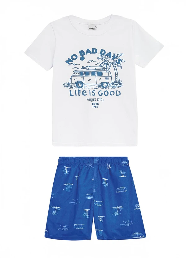 Malwee Kids - Conjunto no Bad Days Branco 2