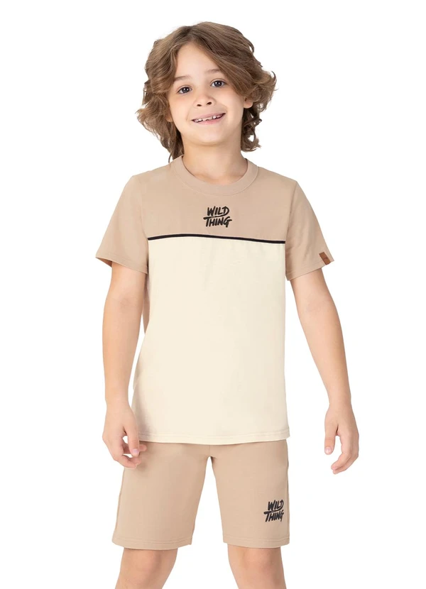 Malwee Kids - Conjunto Nude Wild Thing Menino