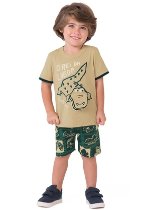 Malwee Kids - Conjunto o Rei da Lagoa Bege - MALWEE KIDS