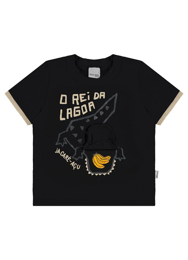 Malwee Kids - Conjunto o Rei da Lagoa Preto 2