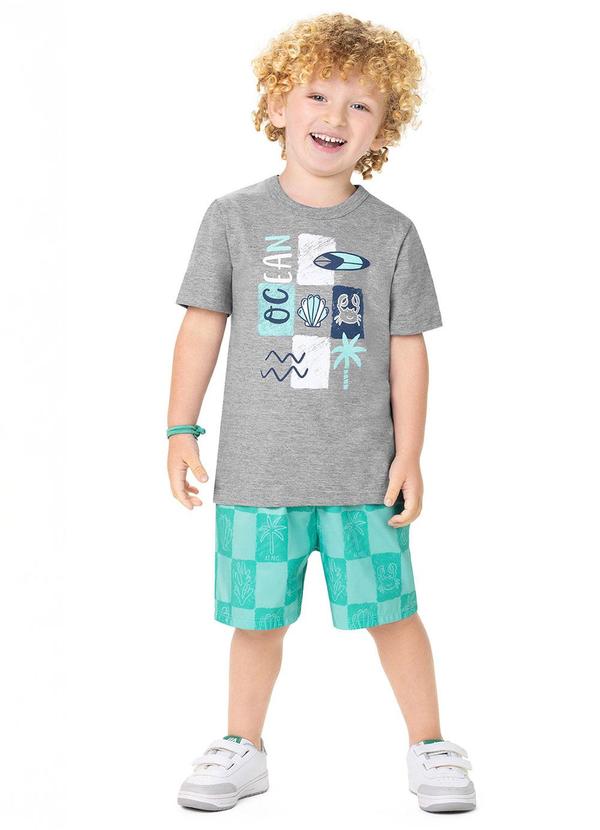 Alenice - Conjunto Ocean Blocks Menino Cinza 1
