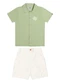 Outlet - Conjunto Ocean Estiloso Menino Verde - variação: Verde