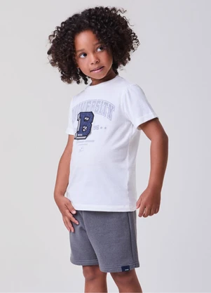 Bimbi - Conjunto Off com Cinza University Cinza - BIMBI