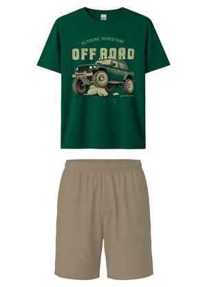 Malwee Kids - Conjunto Off Road em Puff Verde Escuro - MALWEE KIDS