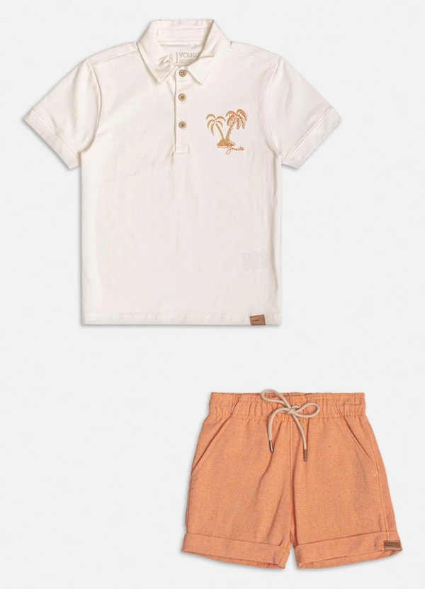 Youccie - Conjunto Off White com Coqueiros Pérola 4