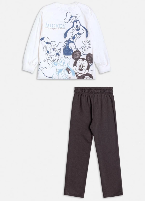 Youccie - Conjunto Off White do Mickey Branco 2