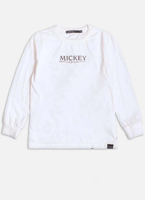 Youccie - Conjunto Off White do Mickey Branco 3