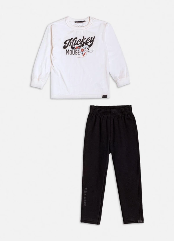 Youccie - Conjunto Off White do Mickey Mouse Branco
