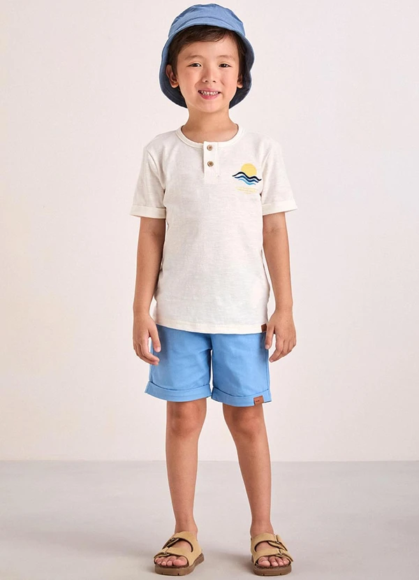 Youccie - Conjunto Off White Estampado Off White