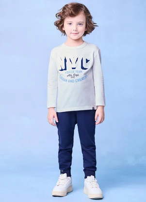 Youccie - Conjunto Off White Nyc Marinho Marinho - YOUCCIE