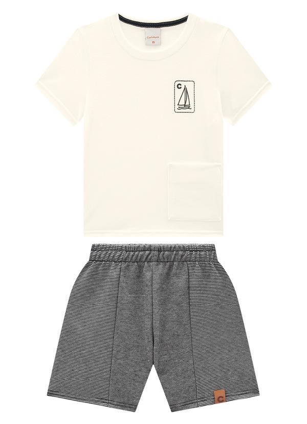 Carinhoso - Conjunto Off White Veleiro Comfort Menino 2
