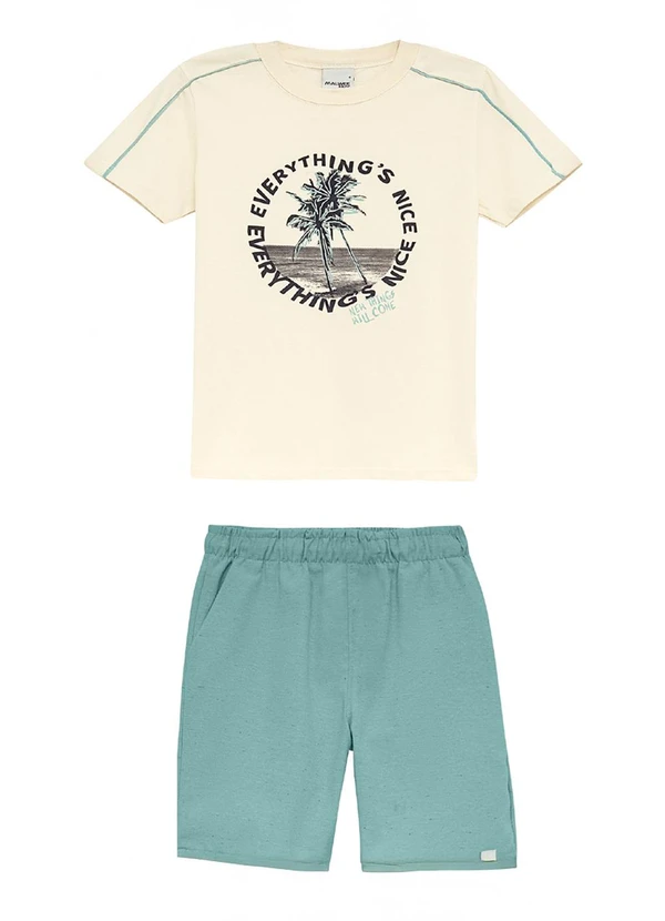 Malwee Kids - Conjunto Off White