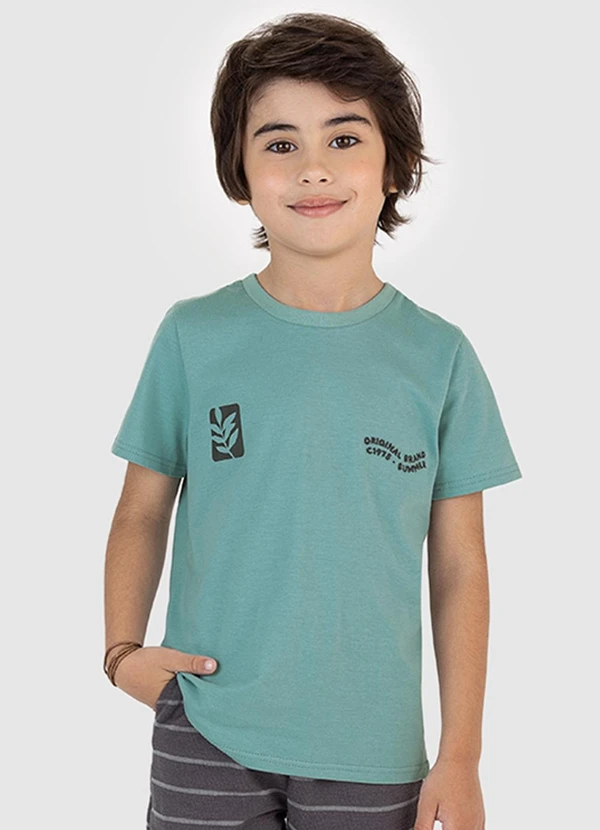 Carinhoso - Conjunto Original Brand Bordado Azul Turquesa 2