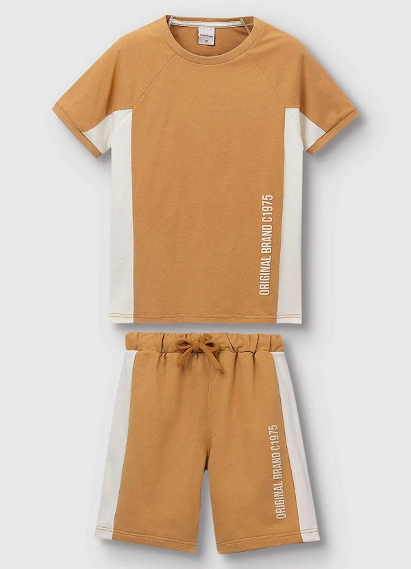 Carinhoso - Conjunto Original Brand Caramelo