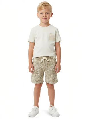 Carinhoso - Conjunto Original em Malha Areia - CARINHOSO