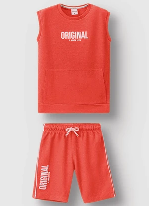 Carinhoso - Conjunto Original Laranja - CARINHOSO