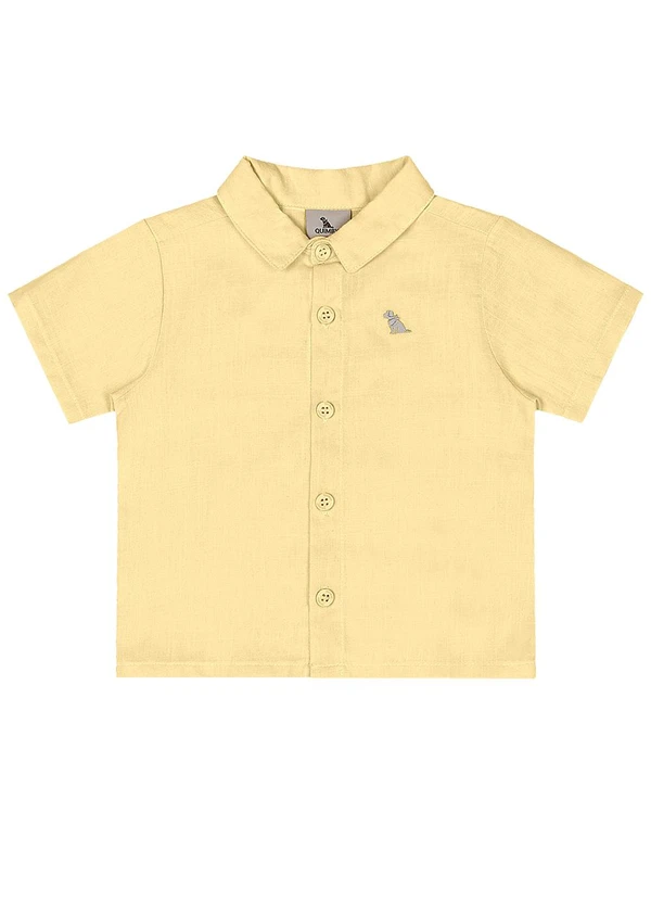 Quimby - Conjunto para Bebê Camisa e Bermuda Amarelo 3