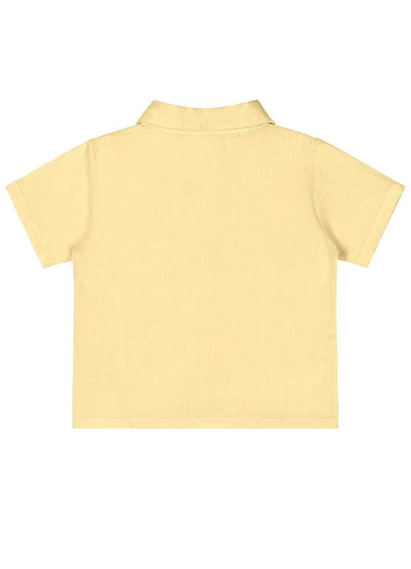 Quimby - Conjunto para Bebê Camisa e Bermuda Amarelo 5