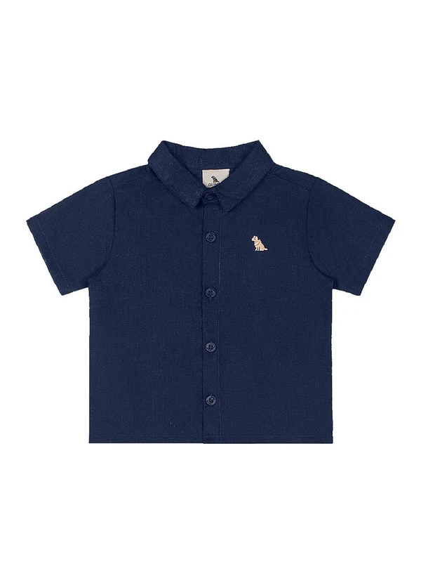 Quimby - Conjunto para Bebê Camisa e Bermuda Azul 2
