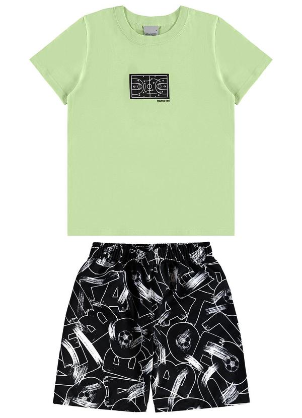 Malwee Kids - Conjunto Partida de Futebol Verde Claro
