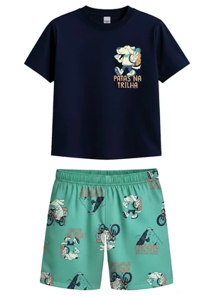 Malwee Kids - Conjunto Patas na Trilha Azul Marinho - MALWEE KIDS