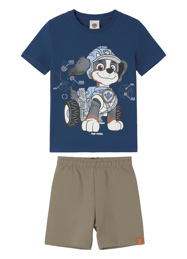 Malwee Kids - Conjunto Patrulha Canina® Azul Escuro