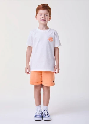 Bimbi - Conjunto Pêssego Garage Style Laranja - BIMBI