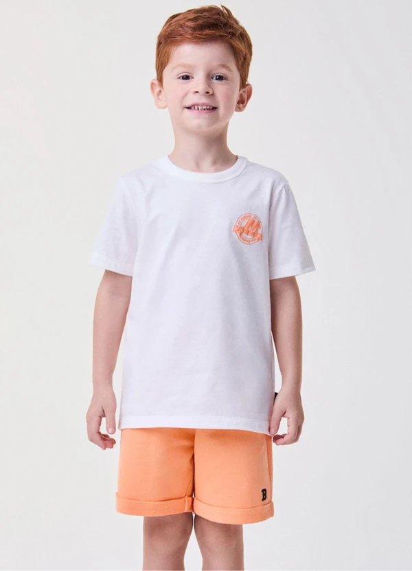Bimbi - Conjunto Pêssego Garage Style Laranja 1