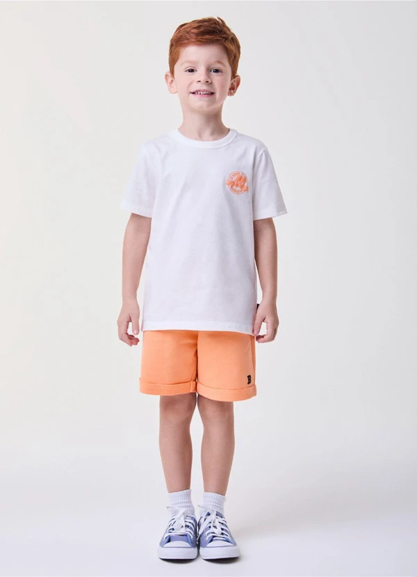 Bimbi - Conjunto Pêssego Garage Style Laranja 2
