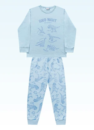 Fakini Kids - Conjunto Pijama CamisetaAzul - FAKINI KIDS