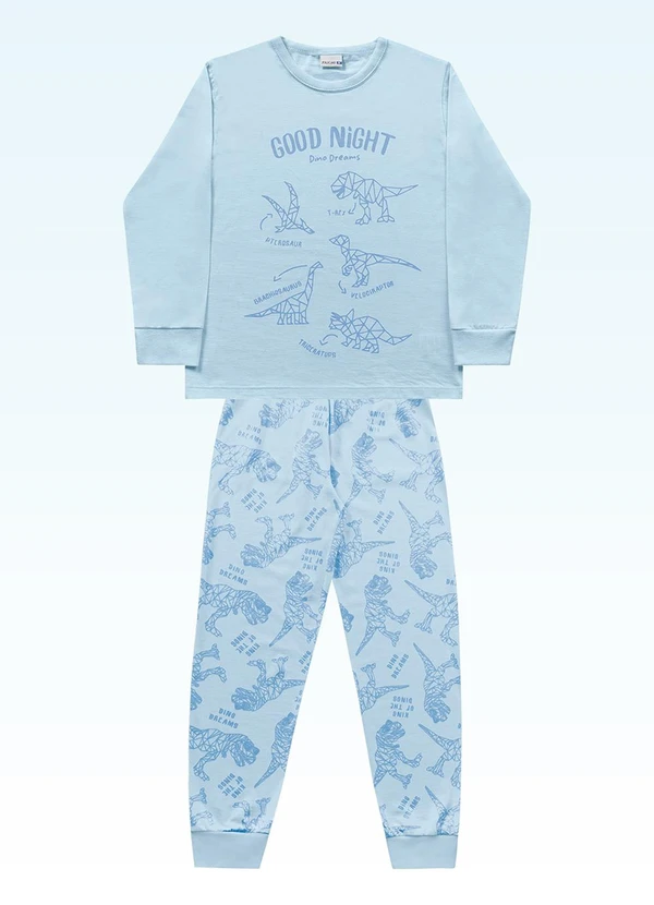 Fakini Kids - Conjunto Pijama CamisetaAzul