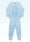 Fakini Kids - Conjunto Pijama Camiseta e Calça Verde - variação: Azul