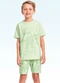 Fakini Kids - Conjunto Pijama Camiseta e Bermuda Verde - variação: Verde