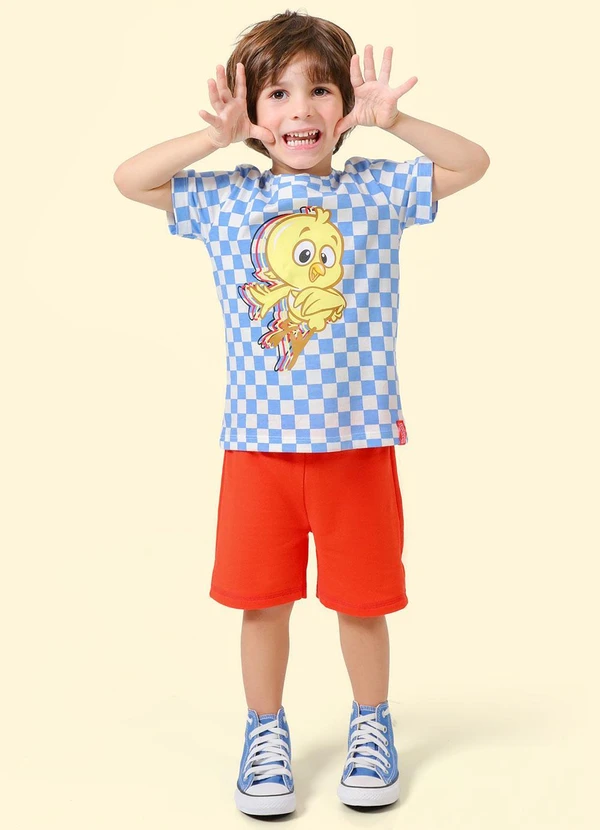 Galinha Pintadinha - Conjunto Pintinho Amarelinho Branco/Vermelho 2