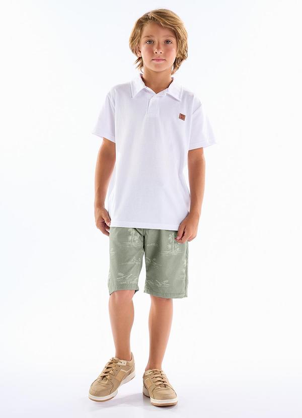 Pulla Bulla - Conjunto Piquet com Elastano Branco 1