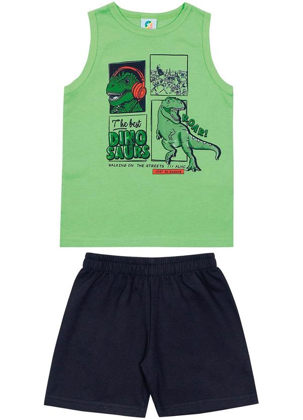 Alenice - Conjunto Play Dino Meninos Verde