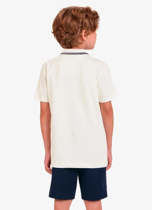 Trick Nick - Conjunto Polo com Bermuda Bege - TRICK NICK