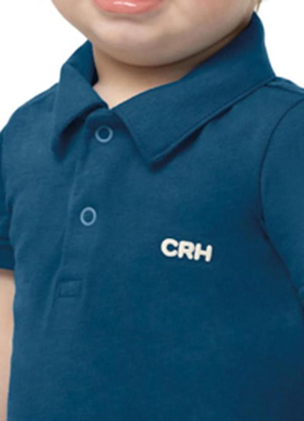Carinhoso - Conjunto Polo com Linho Menino Azul 2