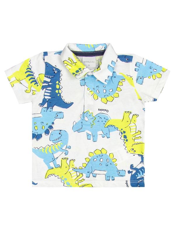 Quimby - Conjunto Polo e Bermuda Menino Branco 3