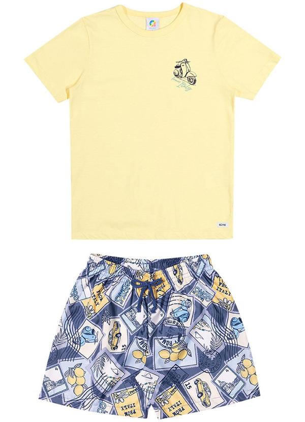 Alenice - Conjunto Postcard Menino Amarelo