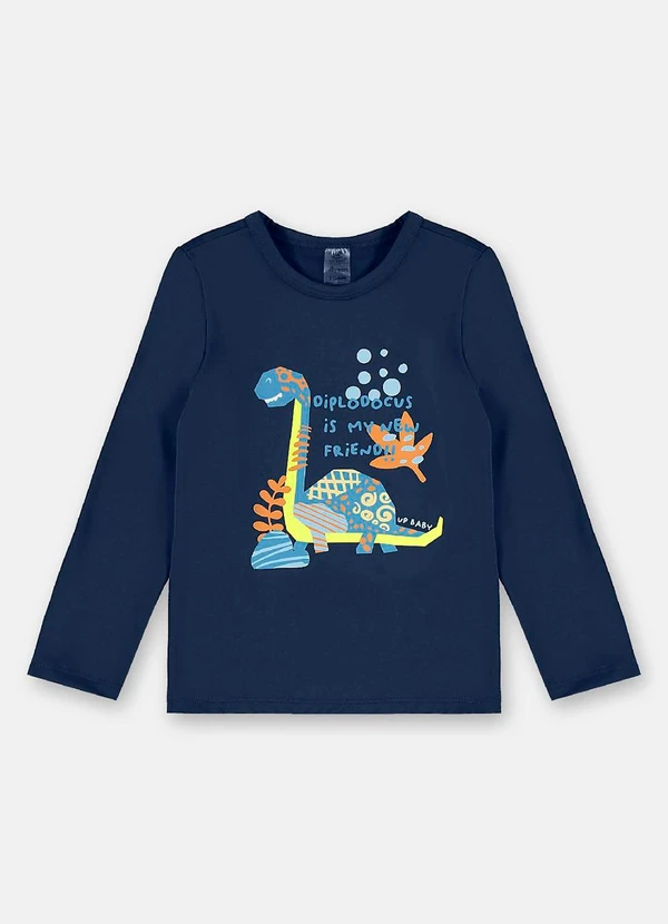 Up Baby - Conjunto Praia Camiseta Fps+50 Short Azul 3