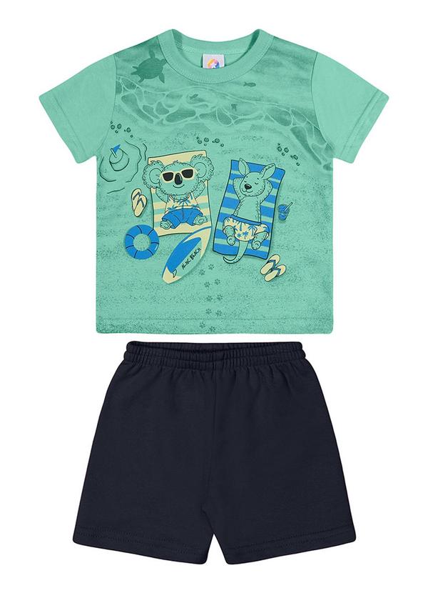 Alenice - Conjunto Praia Relax Menino Verde 1