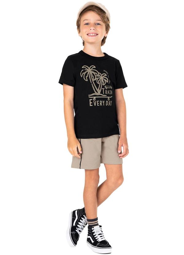 Malwee Kids - Conjunto Preto Every Day em Moletinho Menino