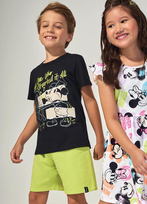 Malwee Kids - Conjunto Preto Mickey® Menino